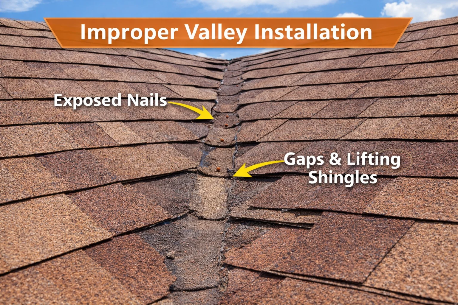 Roof Valley Leaks Denver