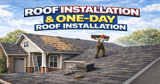 One day roof installation Denver home by Ernie’s Roofing