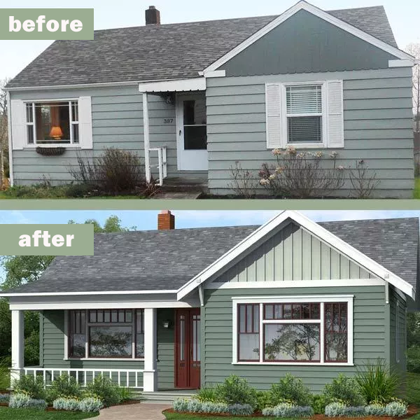Before After Roof Siding Windows Gutters