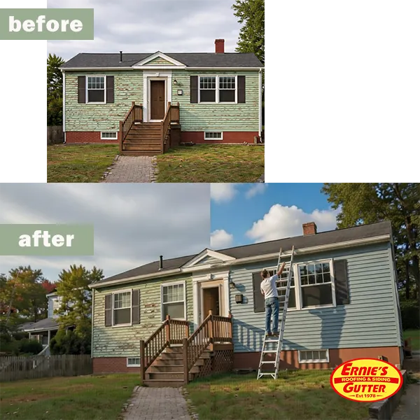 so jackson st before after siding