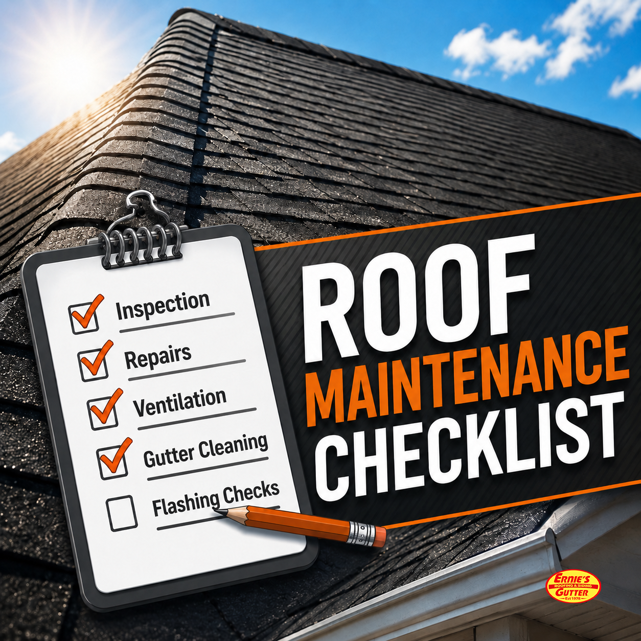 Roof maintenance schedule Colorado Denver homeowner checklist