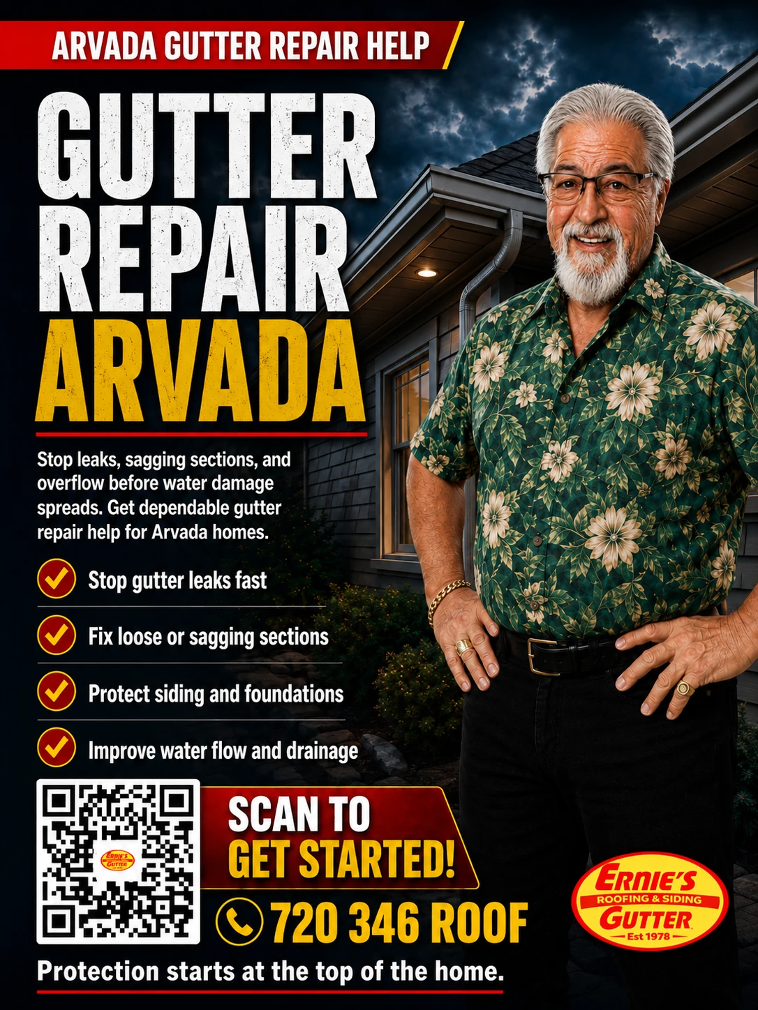 Gutter Repair In Arvada, Co by Ernie's Roofing
