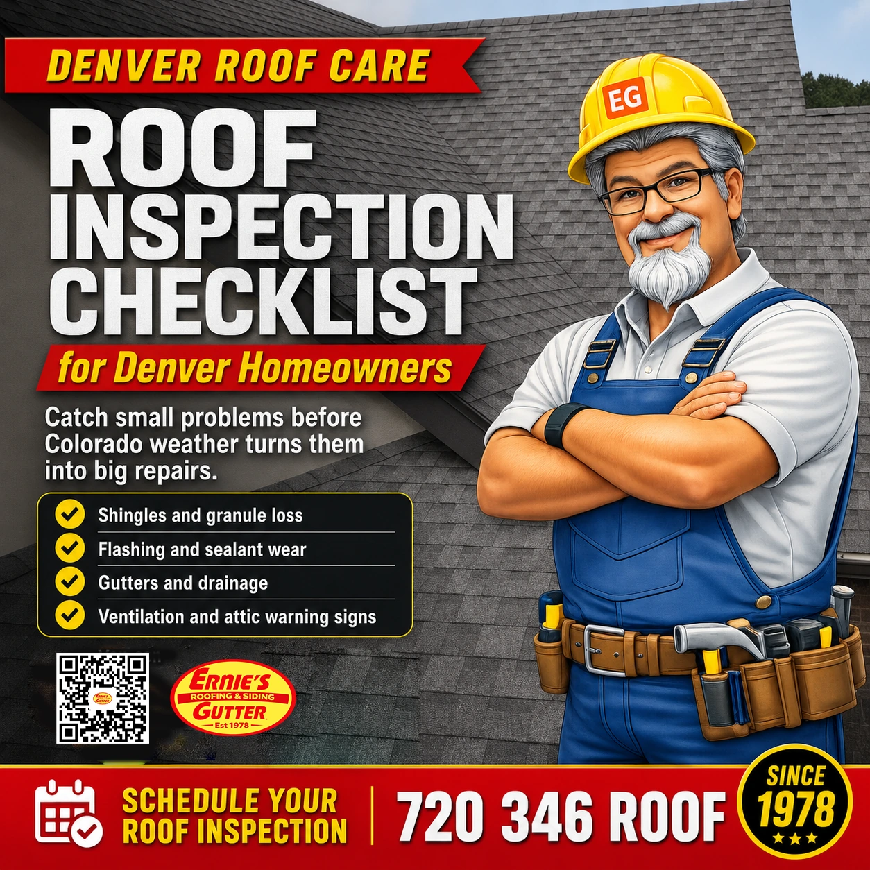 Roof inspection checklist Denver homeowners professional guide
