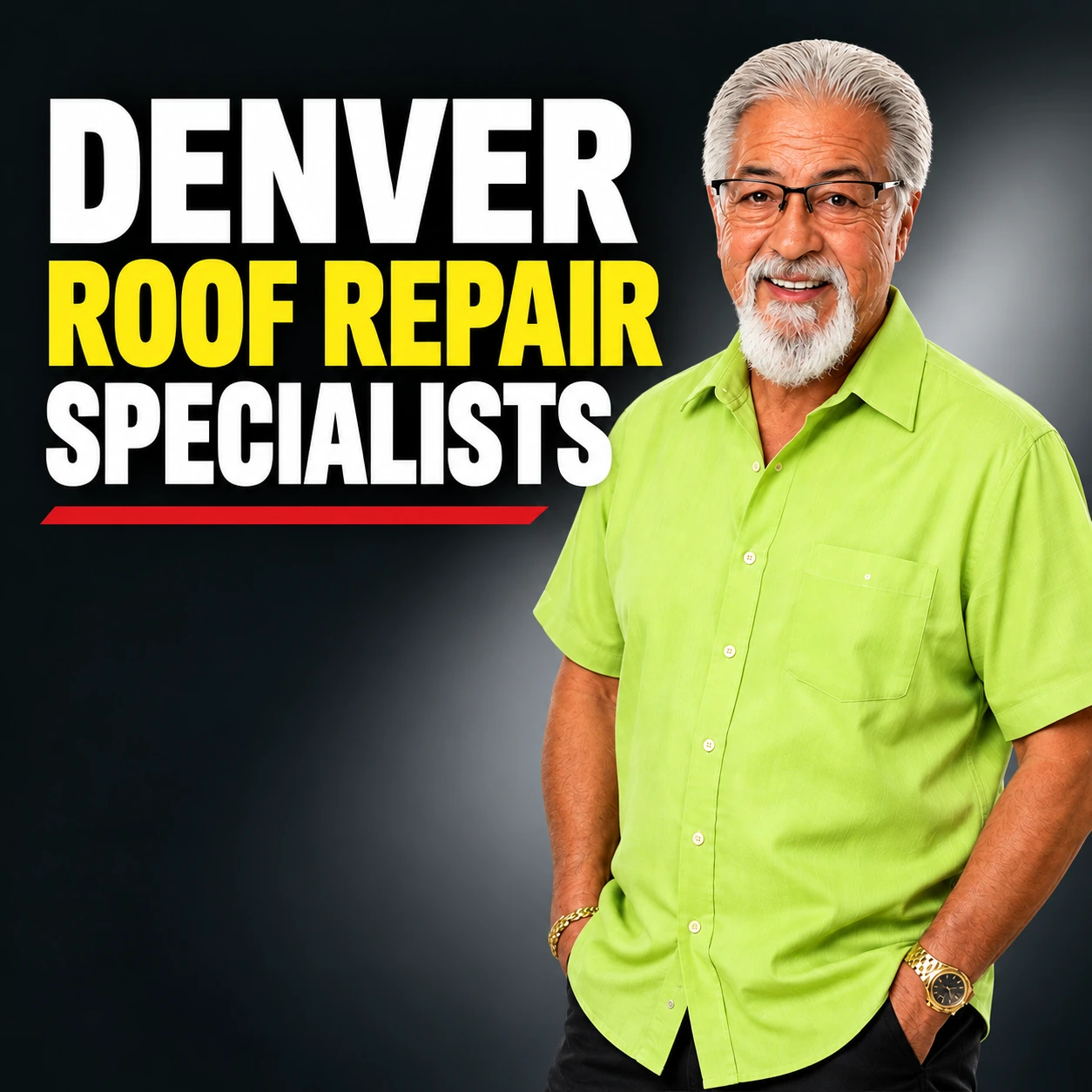 Ernie Ruiz of Ernie’s Roofing, family-owned since 1978, featured on a Denver roof repair specialists